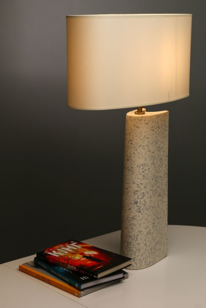 Настольная лампа декоративная Bernardo с абажуром белый 