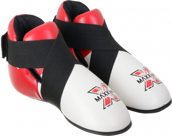 Футы для кикбоксинга MaxxPro KMR-625 красный р. S 