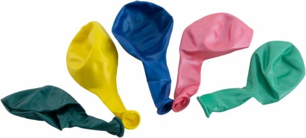 Шарики воздушные Ві та Ві Перламутр металлик 28 см разноцветный 5 шт.