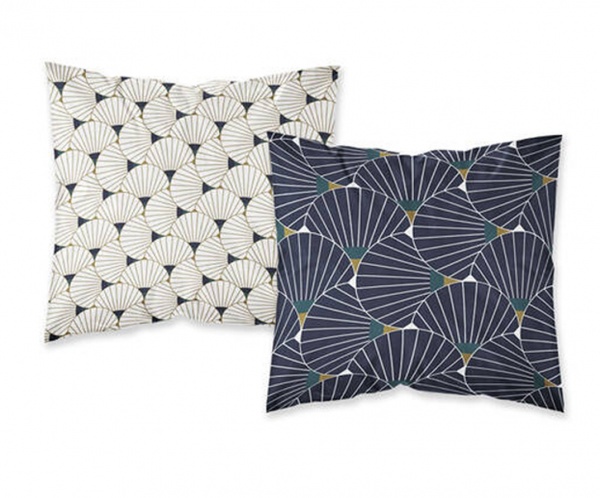 Комплект постельного белья Calais полуторный темно-синий Today (без простыни)