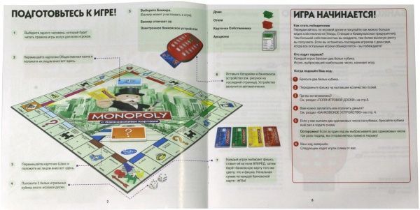 Гра настільна Hasbro Монополія з банківськими картками А7444