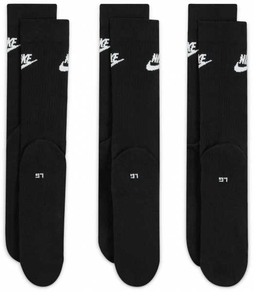 Шкарпетки Nike Sportswear Everyday Essential DX5025-010 р.XL чорний