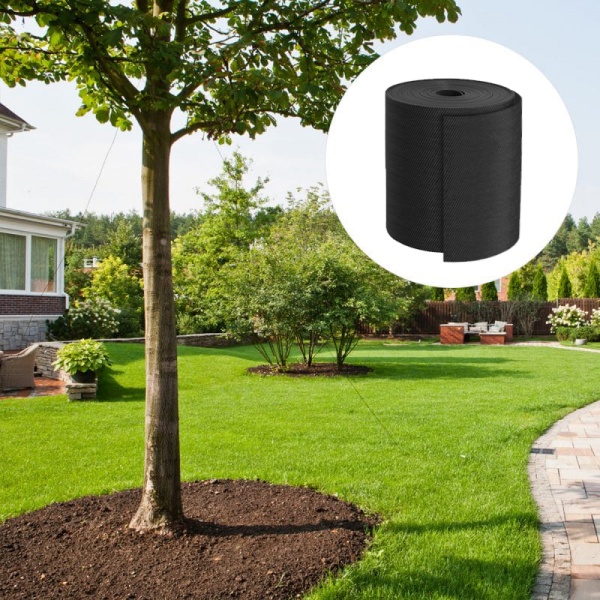 Бордюрная лента Vodaland пластиковая H150 черная 9 м 8215-BK