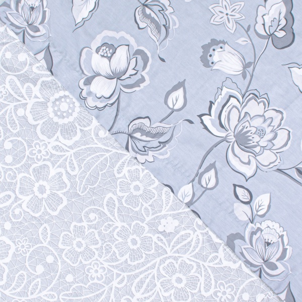 Комплект постільної білизни Ларвік євро різнокольоровий Homeline 