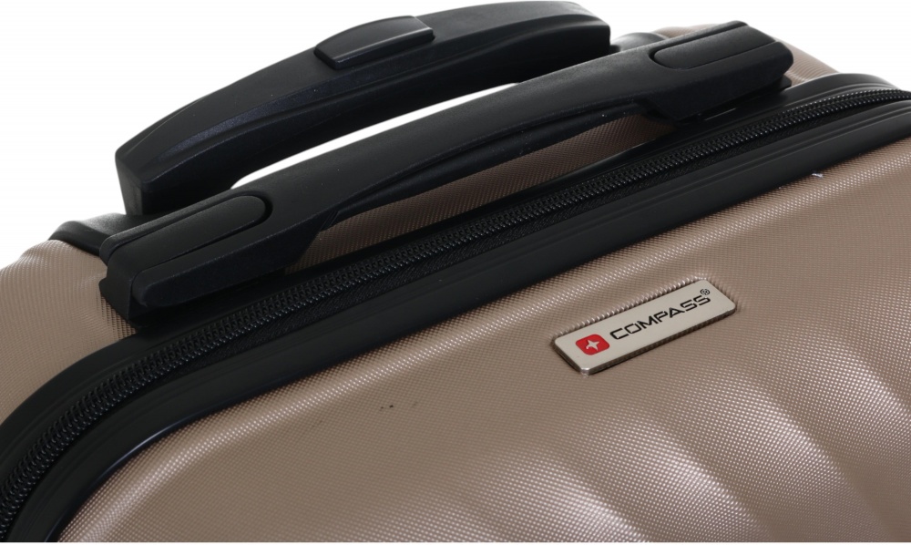Чемодан Compass №LS080609 S 40 л капучино 50x35x23 см