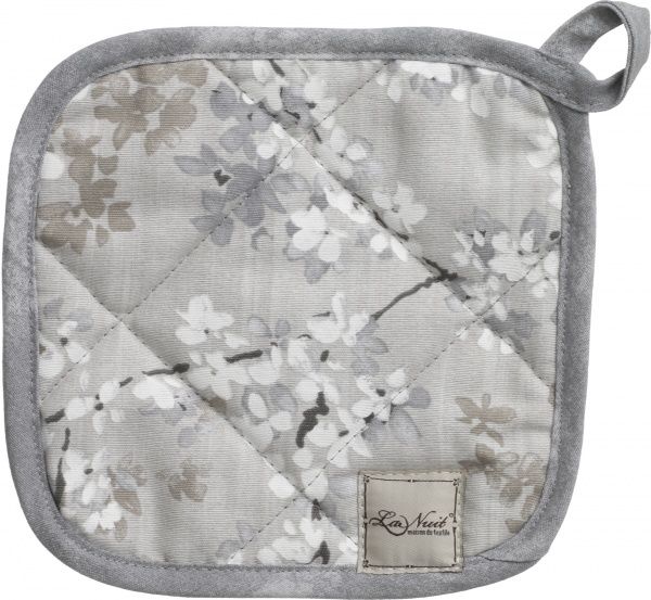 Прихватка Квітка сіра 20x20 см сірий La Nuit 