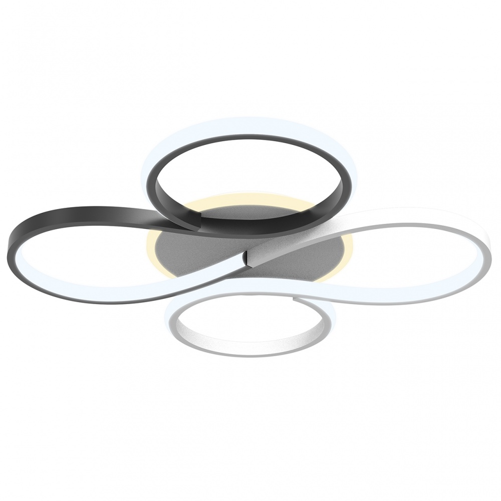 Люстра светодиодная NEW ARTIER DESHAN 2700-6500К 84 Вт белый/черный