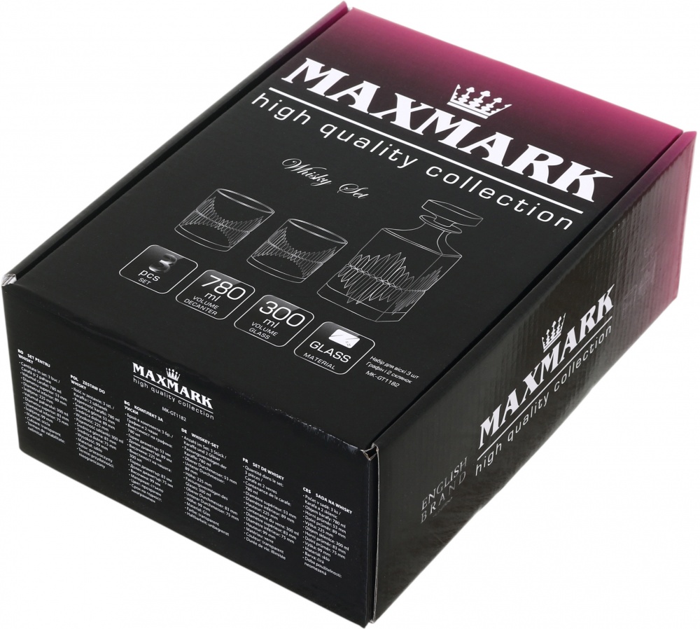 Набор для виски Maxmark Toronto 3 предмета