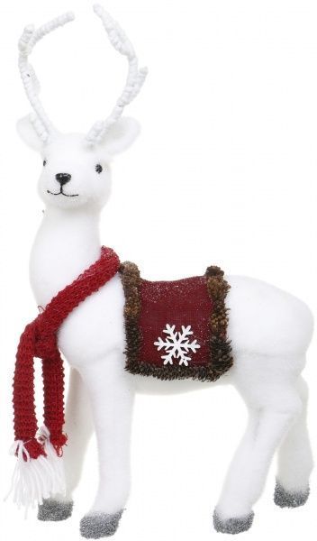 Декоративна фігура Олень з попоною F9127A-W 51 см 