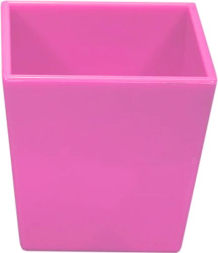 Кашпо Оранжерея для кактусов и суккулентов «Квадрат» квадратный 0,4л розовый 