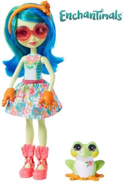 Лялька Enchantimals Жабенятко Таміка GFN43
