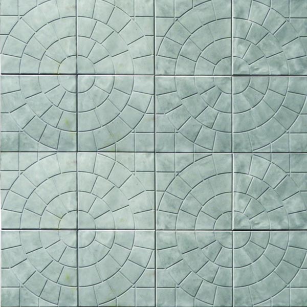 Тротуарная плитка Гранплит Люк серый 300х300х30 мм