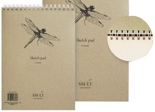 Альбом для ескізів Authentic A5 22х15 см 80 г/м² 70 сторінок Smiltainis