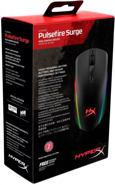 Мишка HyperX HX-MC002B black (4P5Q1AA) 