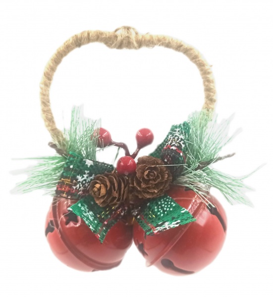 Декоративная подвеска Колокольчики 13 см разноцветный NY21034