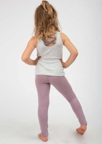 Лосины для девочек Roksana №0028/16068 р.110-116 сиреневый 