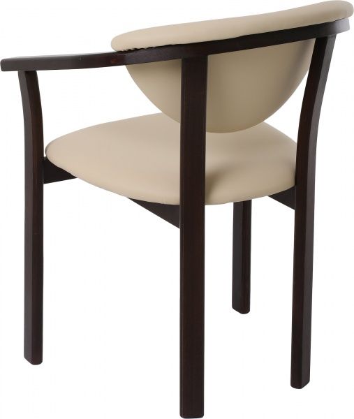 Стілець обідній з підлокітниками Скіф МП Аліса флай 2207 венге/кремовий