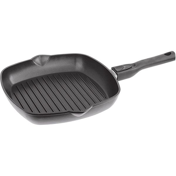 Сковорода-гриль с антипригарным покрытием съемая ручка 26 см 2614P Biol