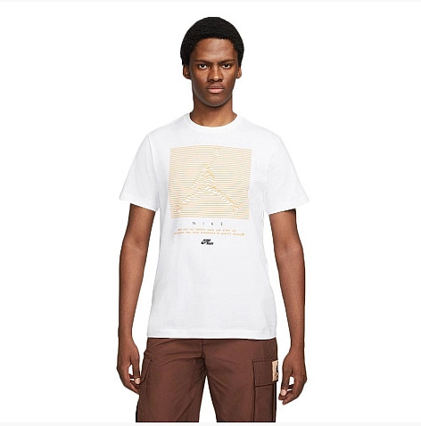 Футболка Jordan M J JMPMN GFX SS CREW DH8972-100 р.XL білий