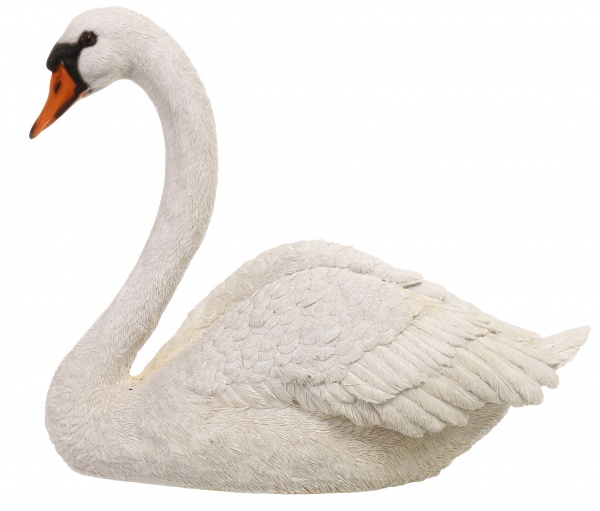 Фигура садовая Лебедь 39x18x32 см MG3052200