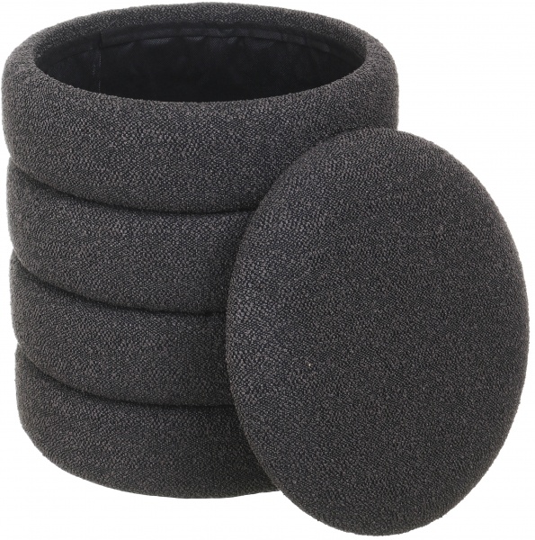 Сундук-пуф с системой хранения темно-серый Hive S 33.5х33.5х38.5 см 