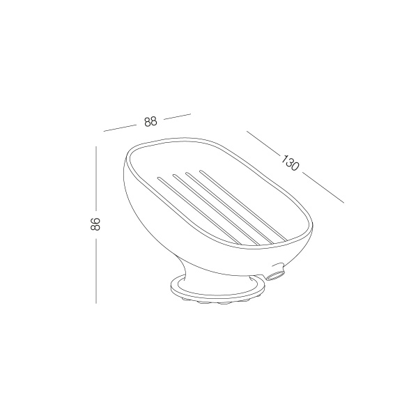 Мыльница МВМ BP-38 WHITE/GRAY