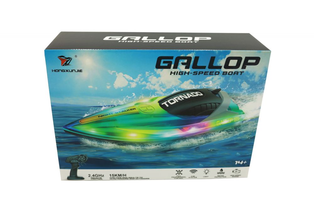 Катер на радиоуправлении Qunxing Toys TORNADO HJ819