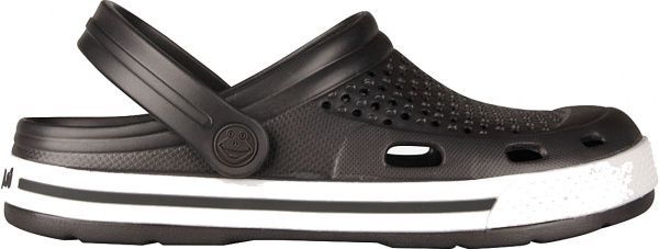 Сабо Coqui Lindo 6413-100-2432 р. 42 темно-серый с белым