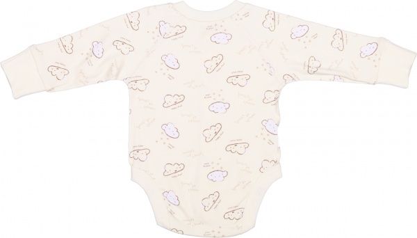 Боді унісекс Bembi БД69 р.62 молочний із малюнком 