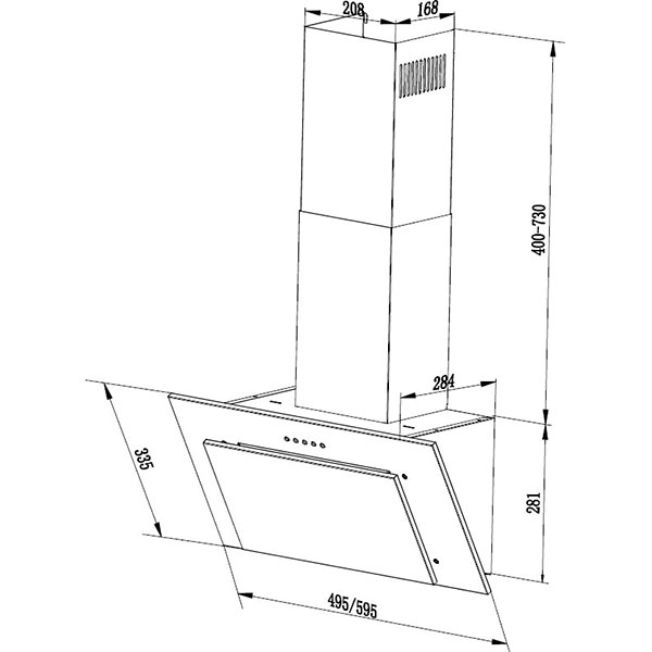 Витяжка Pyramida FB 50 M WH