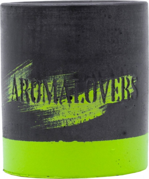 Свеча ароматическая Aromalovers соевая в бетоне Зелёный чай и лимон 240 г 