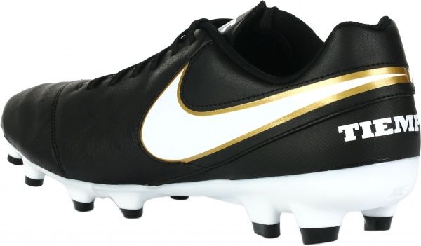 Бутси Nike TIEMPO GENIO II LEATHER FG 819213-010 р. 8 чорний
