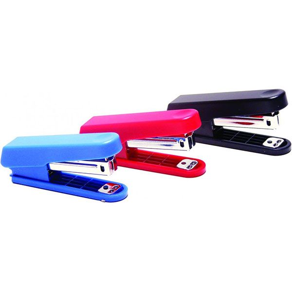 Степлер пластиковий №10 кольори в асортименті 4-304 4Office