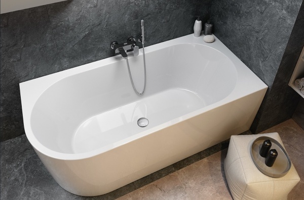 Ванна акриловая Cersanit CREA 170x82 см правосторонняя