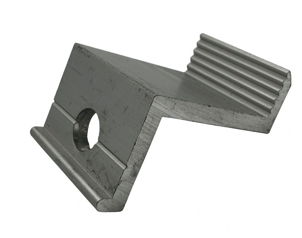 Притиск кінцевий 40 мм алюмінієвий для сонянчних панелей