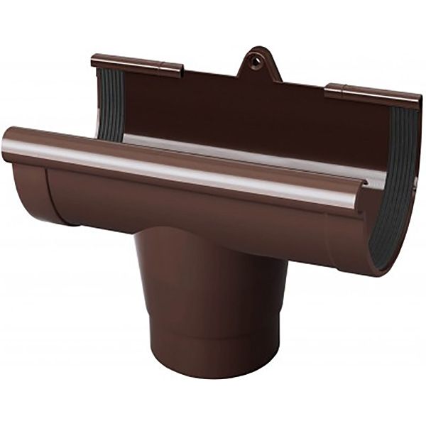 Воронка ринви RAINWAY d90 мм коричневий 