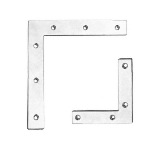 Кутник віконний оцинкований Profstal L-подібні 300x300x40 мм 3 мм 1 шт. білий цинк