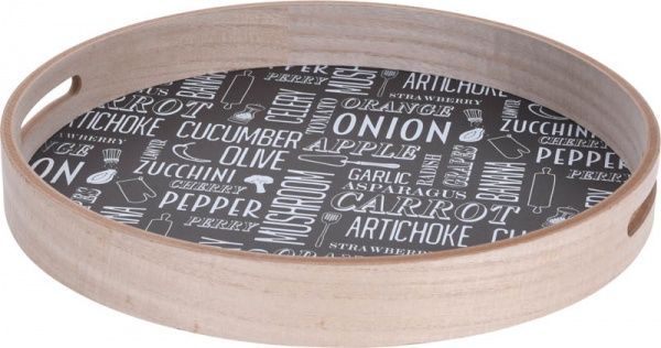 Таця з ручками 37,5х5,3 см