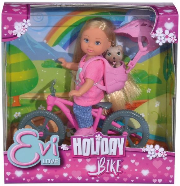 Кукольный набор Simba Steffi & Evi Love Holiday На велосипеде с аксессуарами
