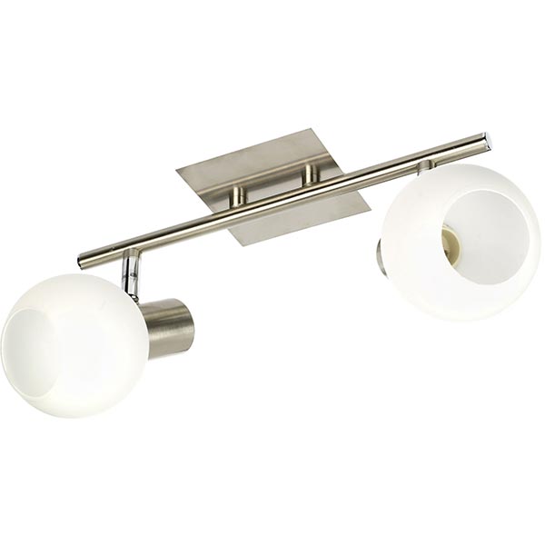 Спот Accento lighting 2x40 Вт E14 белый ALIN-Polina-2 