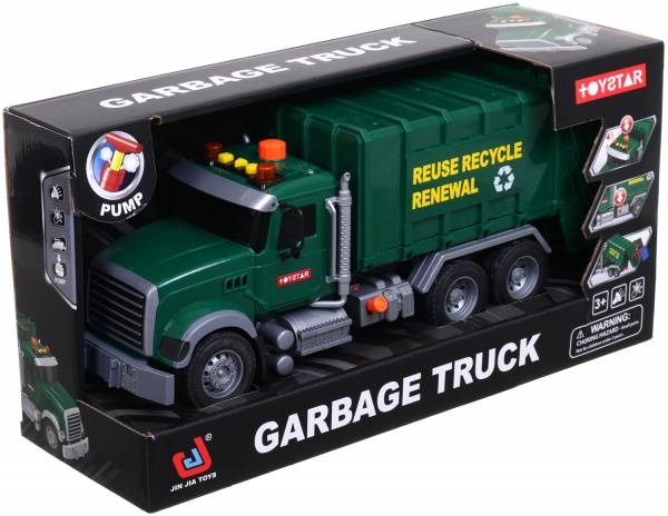 Іграшковий сміттєвоз Shantou інтерактивний 35х12х17 см зелений 666-53P