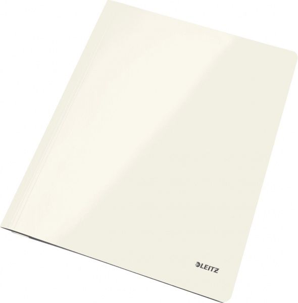 Скоросшиватель WOW 250 л. А4 белый металлик 30010001 Leitz