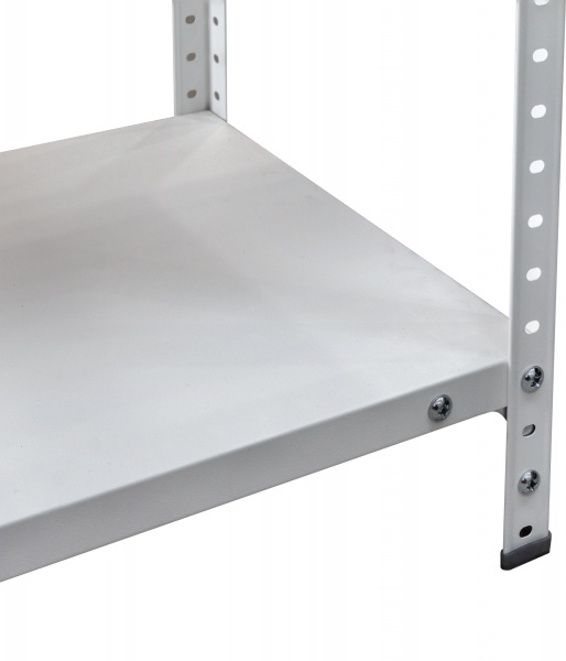 Стеллаж металлический УХЛ-Маш white 1860x950x400 мм металл полка 5 шт. краска 