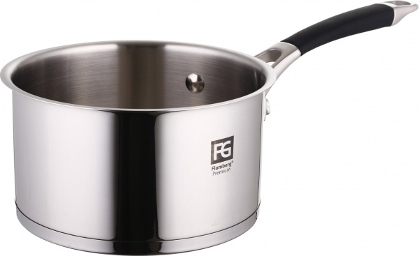 Ковш с крышкой Nature 16 см 1,8 л Flamberg Premium