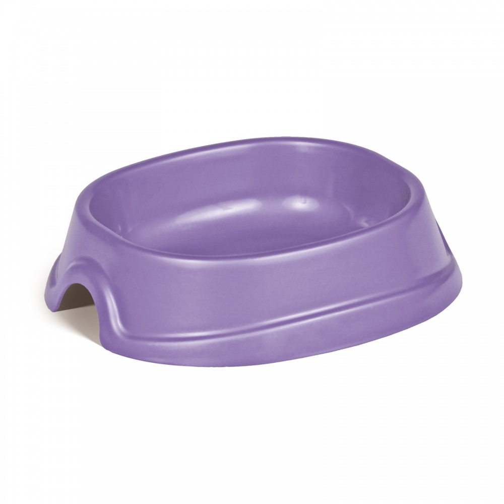 Миска Природа Модерн №0 для котів та собак 200 мл світло-фіолетова