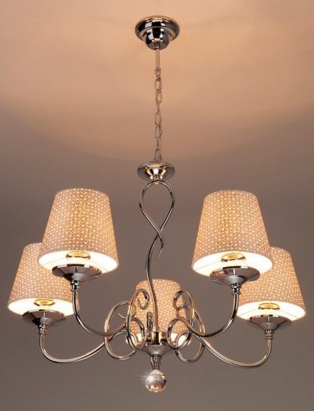 Люстра підвісна Strotskis Fresa 5x40 Вт E14 хром 70068/5 