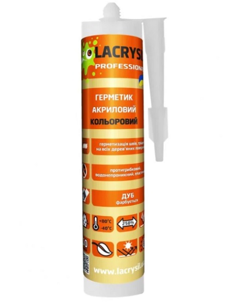 Герметик акриловый Lacrysil дуб 280 мл