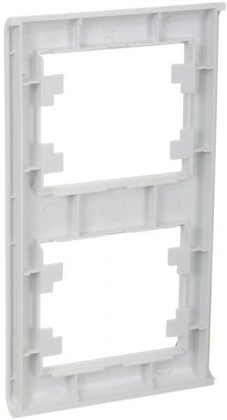 Рамка двухместная Makel Manolya вертикальная белый