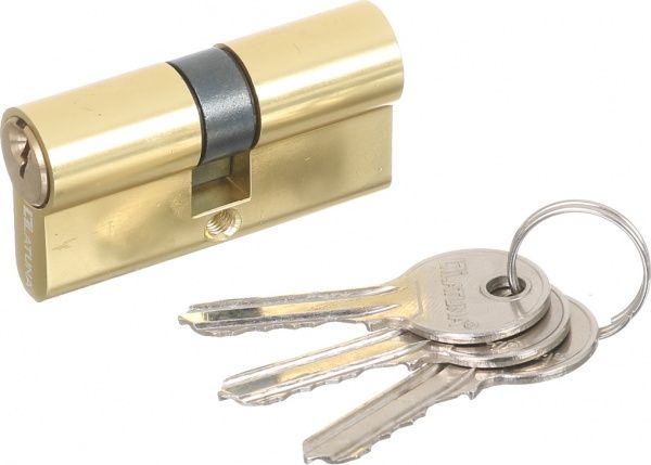 Замок врезной с ручками Kumru PB/BN PZ 62 мм латунь