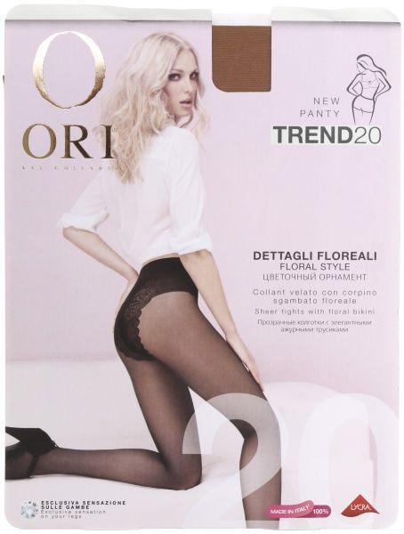 Колготки женские ORI Trend 20 Den Neutro р. 3 нейтральный 1 пар 